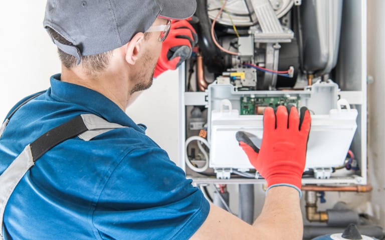Professional furnace replacement installation