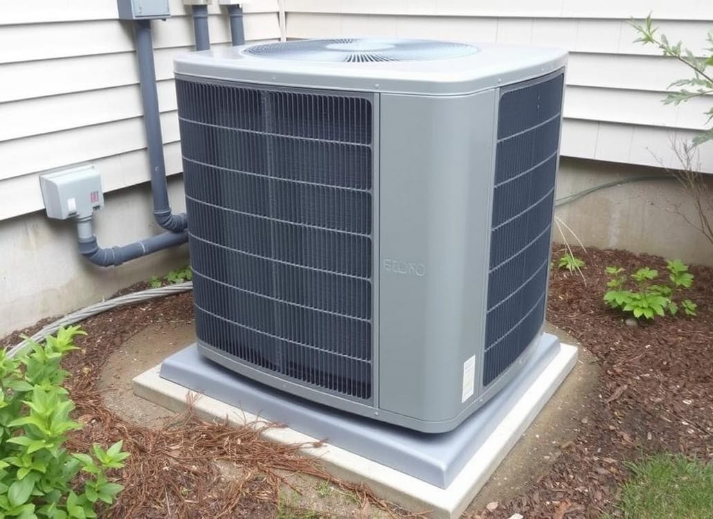 Energy-efficient heat pump system installed at a Millis, MA residence