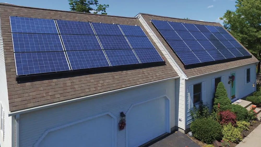 Massachusetts rooftop solar panels